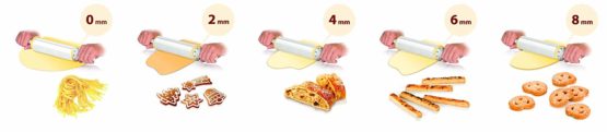 Tescoma Adjustable Rolling Pin Delicia, White, 53.9 x 7.8 x 7.8 cm - Image 3