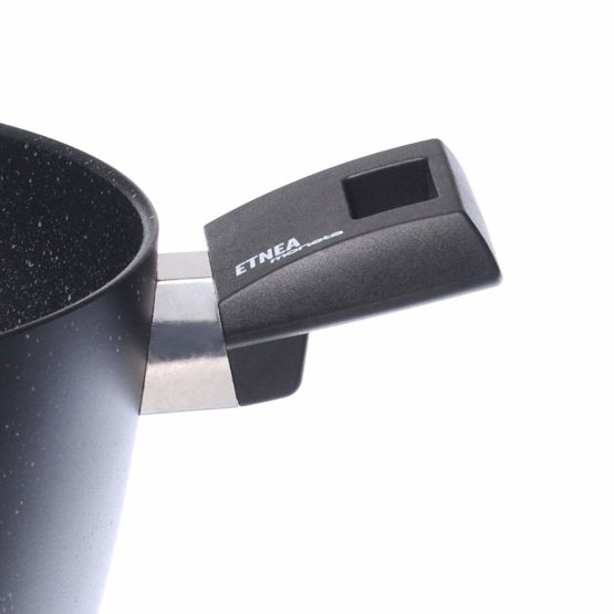 Moneta Etnea Sauce Pan, Casserole with 2 Handles, Stone Surface Non-Stick and Anti-Scratch Coating, Dishwasher Safe, 24 cm - Image 3