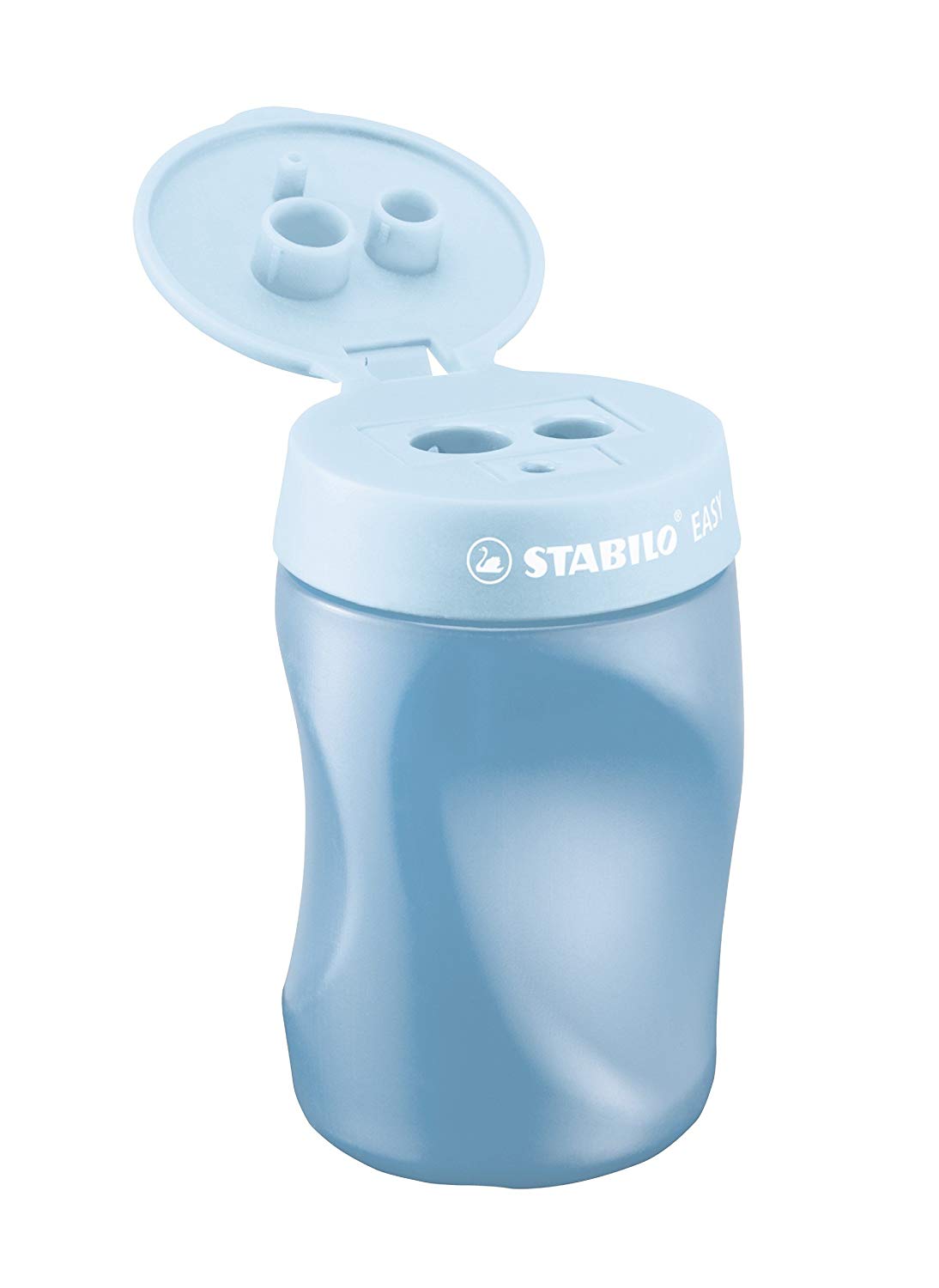 STABILO EASYsharpener - Ergonomic Container Sharpener - Left-Handed - Pack of 1 - Blue, Spitzer - Image 2