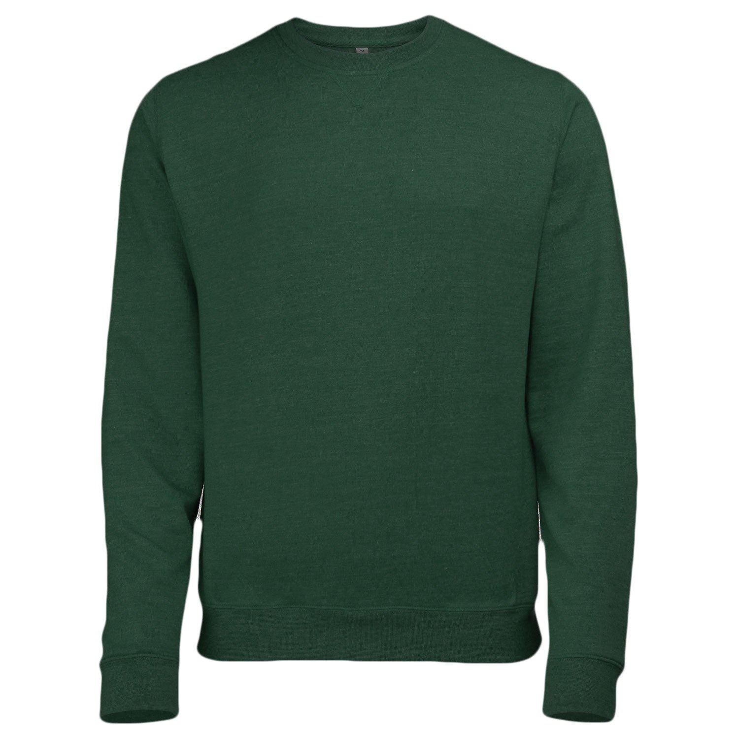 Geeney Mens Raglan Classic Sweater, Green, M UK, Bottle Green