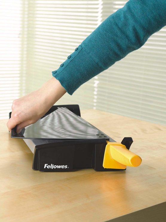 Fellowes Fusion A4 Paper Guillotine, graphite, silver, yellow - Image 4