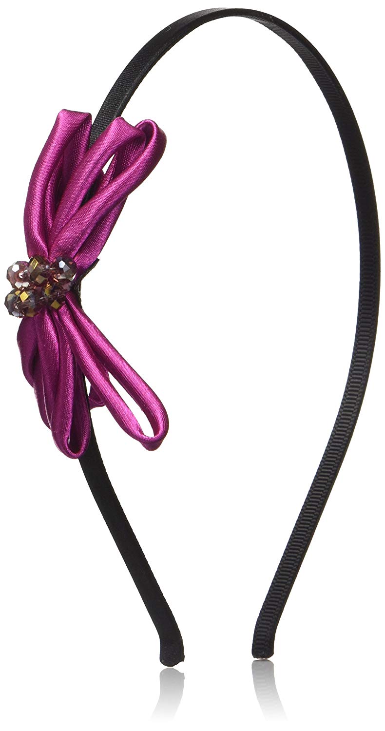 Caravan Hair Decoration Headband Number 6853, Saitenbogen mit Perlen
