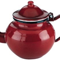 IBILI Teapot Roja 0,75 l of Enamelled Steel in red, 10 x 10 x 20 cm