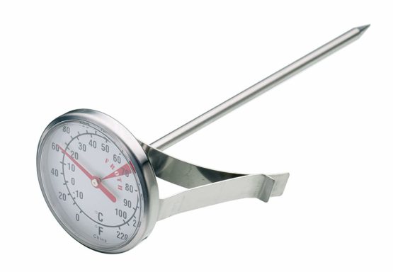 KitchenCraft KCMILKTH Milk Thermometer, Stainless Steel, Silver