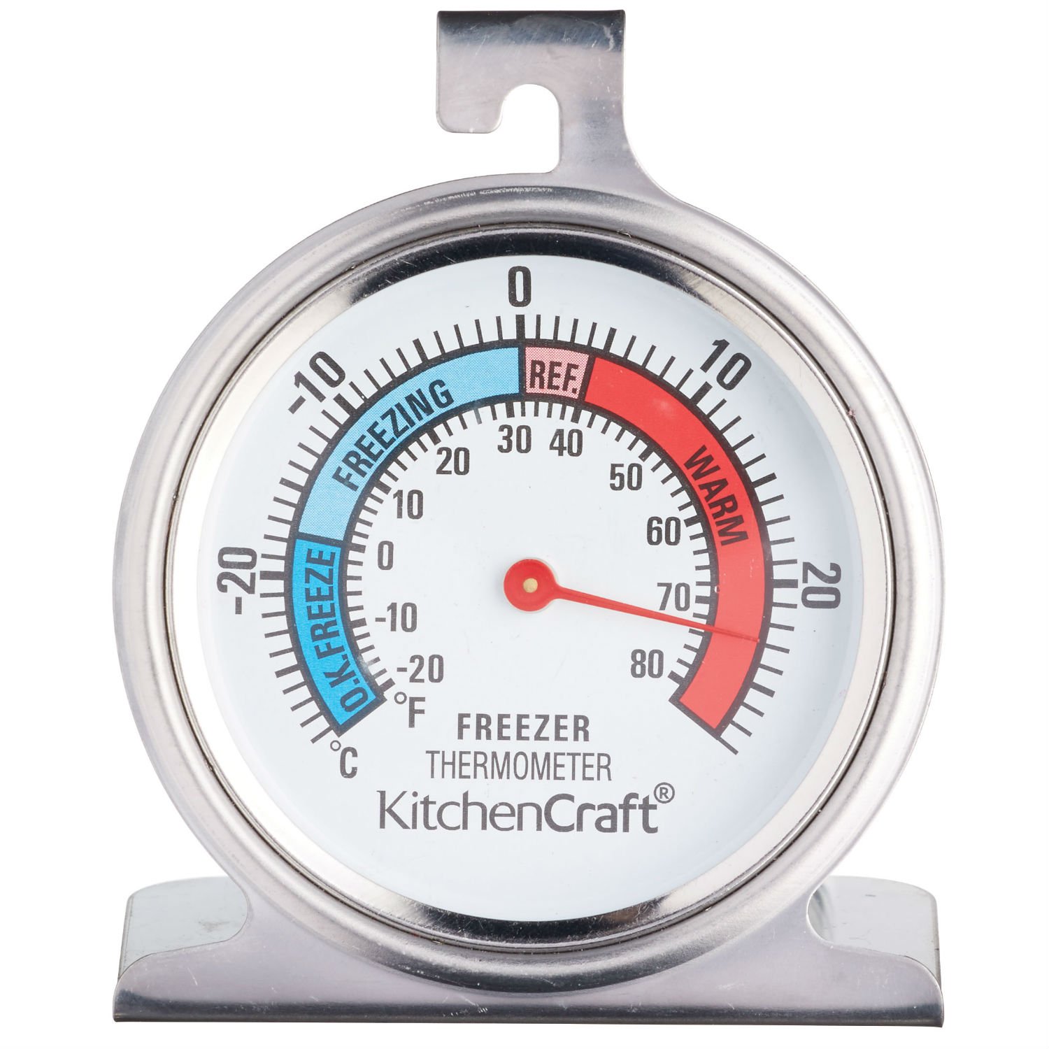 KitchenCraft Freezer / Fridge Thermometer with Min Max Temperature