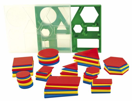 EDUPLAY 120152 Geo Set 60 Parts'' Volume & Experiments, Multi Colour