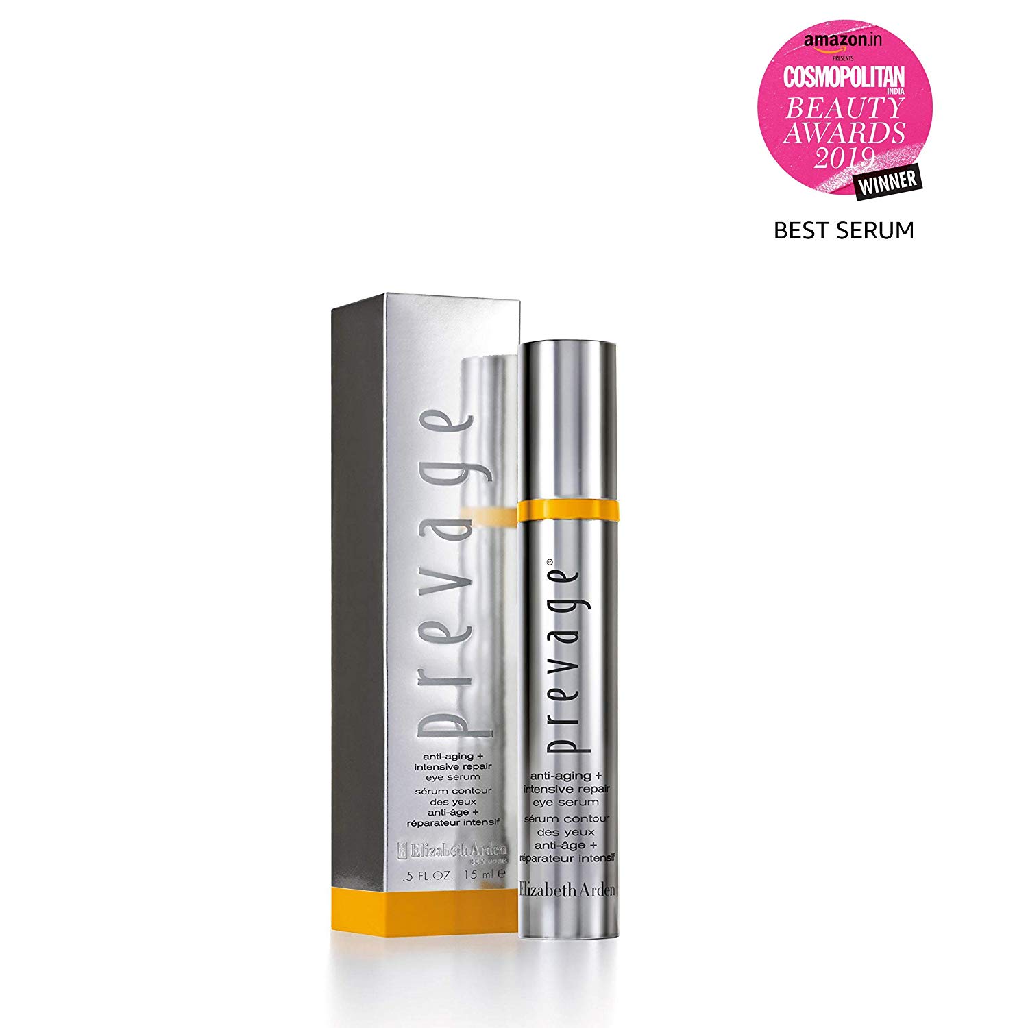 Elizabeth Arden Prevage Anti-Aging + Intensive Repair Eye Serum, 15 ml (Pack of 1), PRVN40153, Yellow, 140 ml (Pack of 1) - Image 4