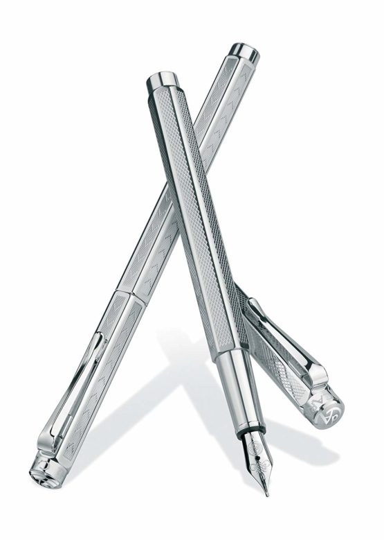 Caran d'Ache Ecridor Retro Palladium Finish Medium Fountain Pen - Image 2