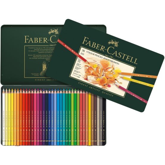 Faber-Castell Polychromos Colour Pencils Tin Of 36 - Image 2