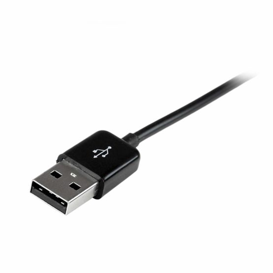 StarTech USB2ASDC3M 3 m Dock Connector to USB Cable for ASUS Transformer Pad and Eee Pad Transformer (TF101, etc)/Slider, Data/Charge Cable, Black - Image 2