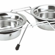 Nobby Double Bowl Stainless Steel Silent Diner, 16.5 cm, 0.7 Litre