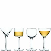 LSA LL02 Lulu Liqueur Glass 50-54 ml Clear Assorted x 4