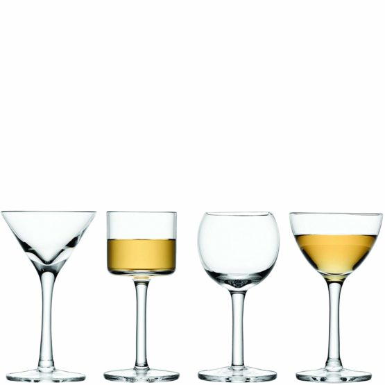 LSA LL02 Lulu Liqueur Glass 50-54 ml Clear Assorted x 4
