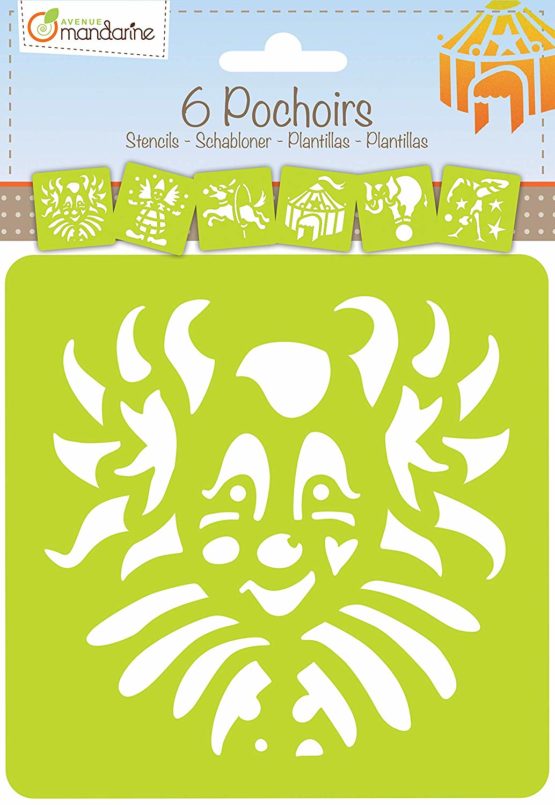 Avenue Mandarine Circus Stencil Set