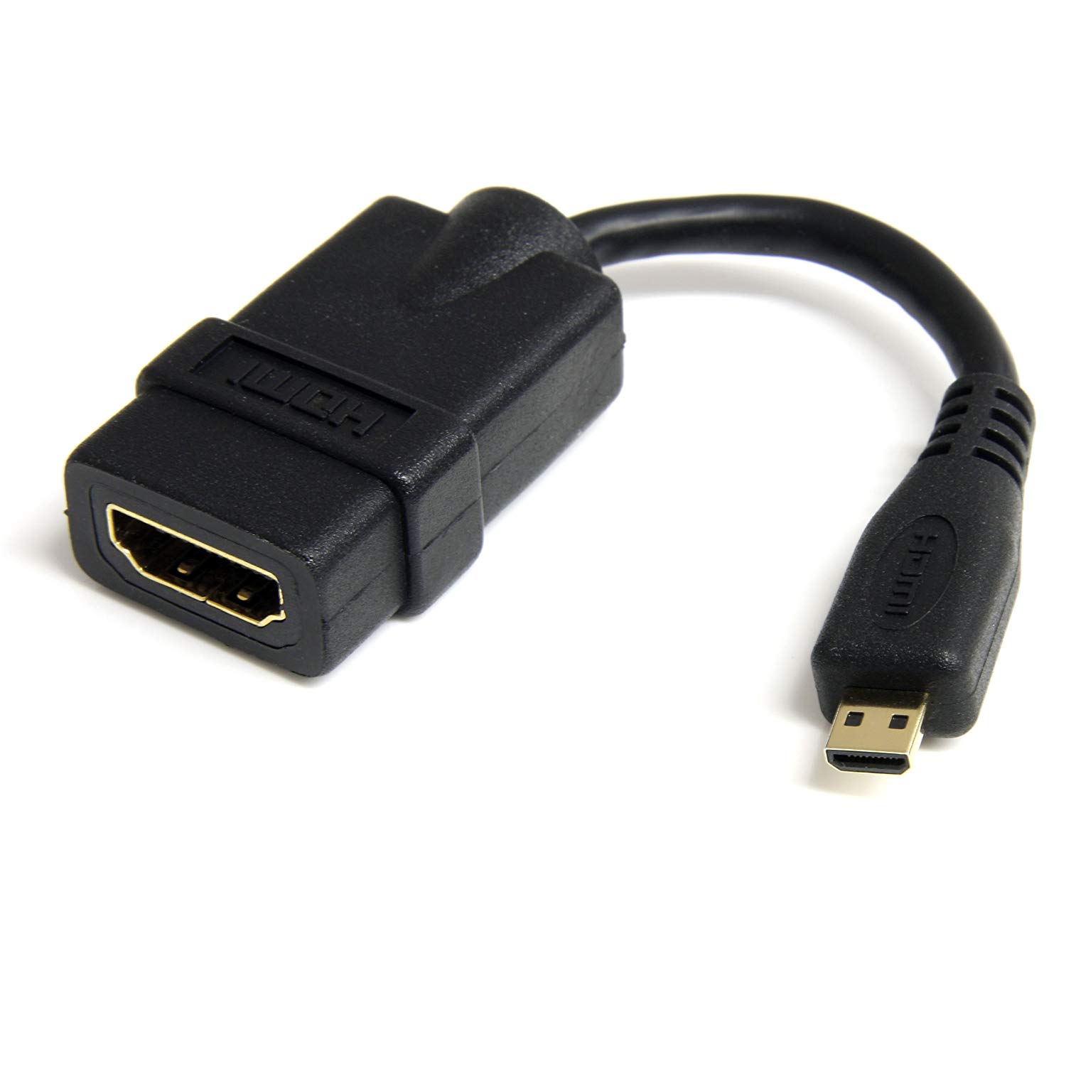 StarTech.com 5in High Speed HDMI Adapter Cable - HDMI to HDMI Micro - F/M - 5 inch Micro HDMI Adapter