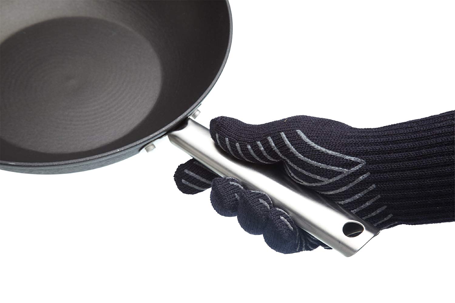 MasterClass Professional Heat-Resistant Safety Oven Gloves - Black, MCCGLOVES, One Size - Image 4