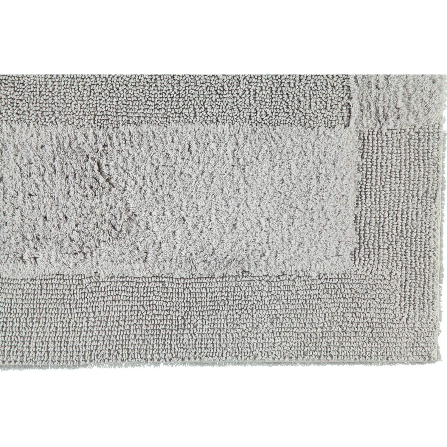 Kleine Wolke “Havanna” Bath rug, 55 x 65 cm, Silver-Grey – BigaMart