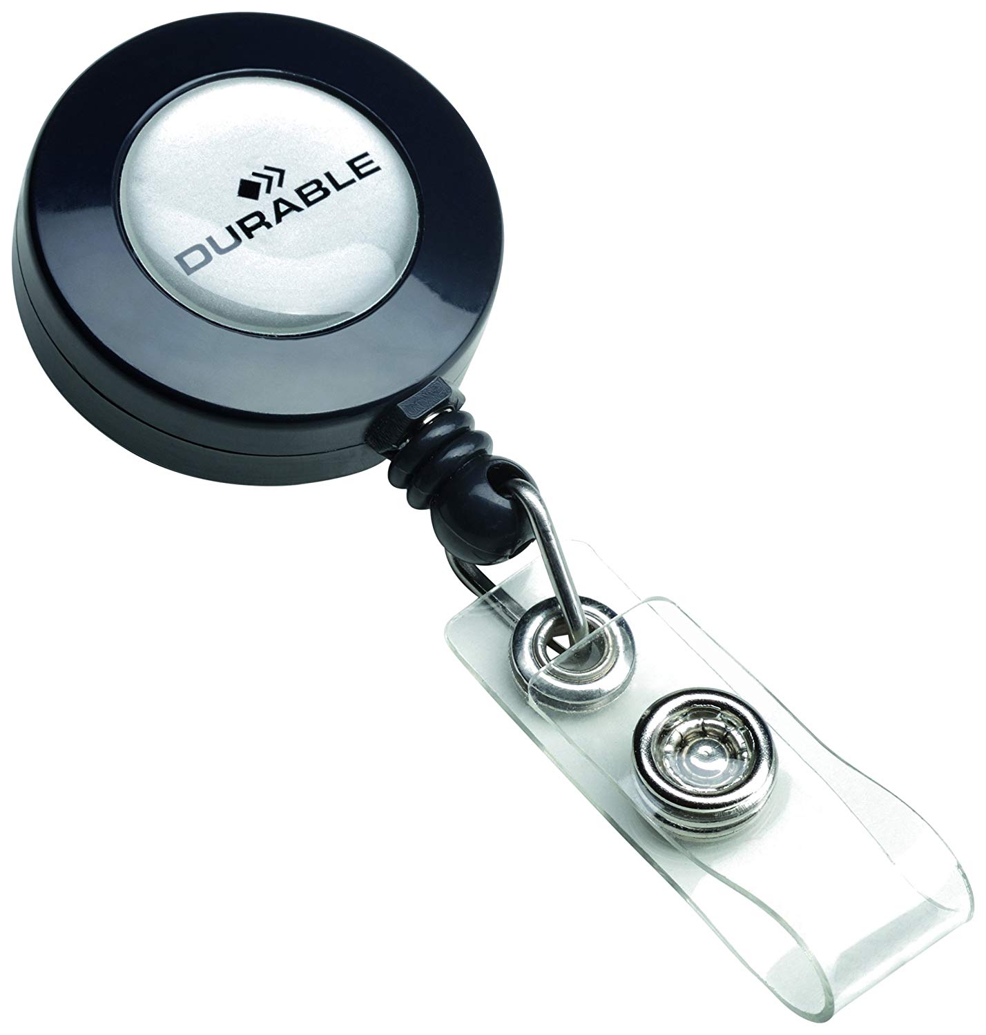 Durable Badge Reel in Charcoal, 1