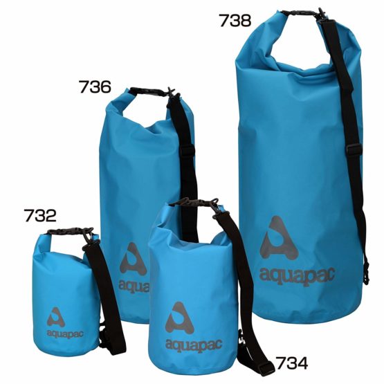 Aquapac Heavyweight Waterproof Drybags with Shoulder Strap - 7 Litres - Cool Blue (732) - Image 4