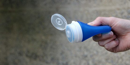 humangear GoToob+ Medium 74ml GoToob+ Travel Bottle with locking cap - Medium 74ml - Green, Medium - Image 4