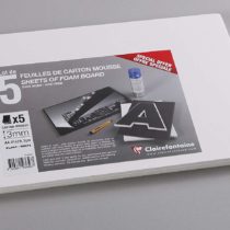 Clairefontaine 193656C Foam Boards, 3 mm Thick, A4, 5 Sheets - White