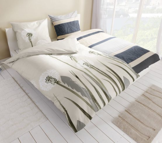 Kleine Wolke 6158271952 Belfiore Bed Sheet Set 135 x 200 CM/taupe - Image 2