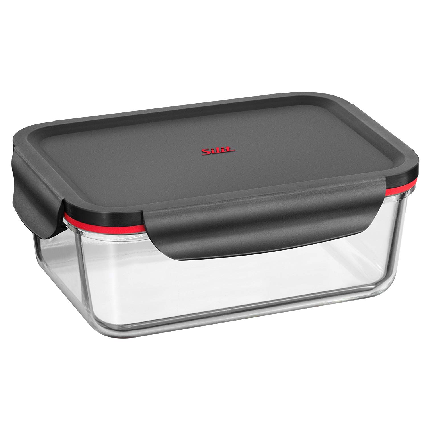 Silit WMF Storio 22632501 Multi-Functional Container, 21 x 14 cm, Black, Red