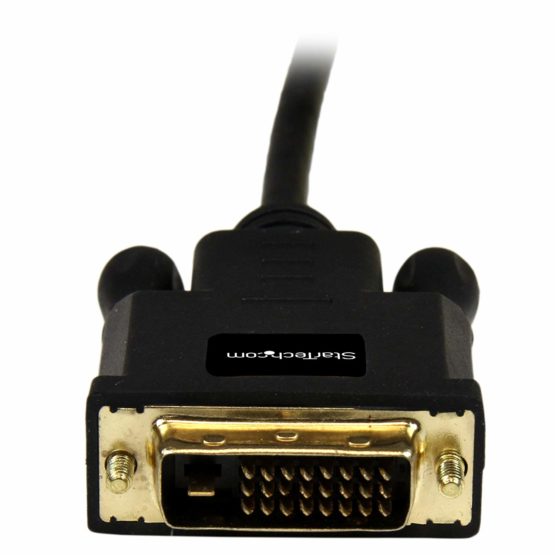 StarTech 6ft Mini DisplayPort to DVI Cable - M/M - mDP Cable for Your DVI Monitor / TV - Windows & Mac Compatible (MDP2DVIMM6B) - Image 3