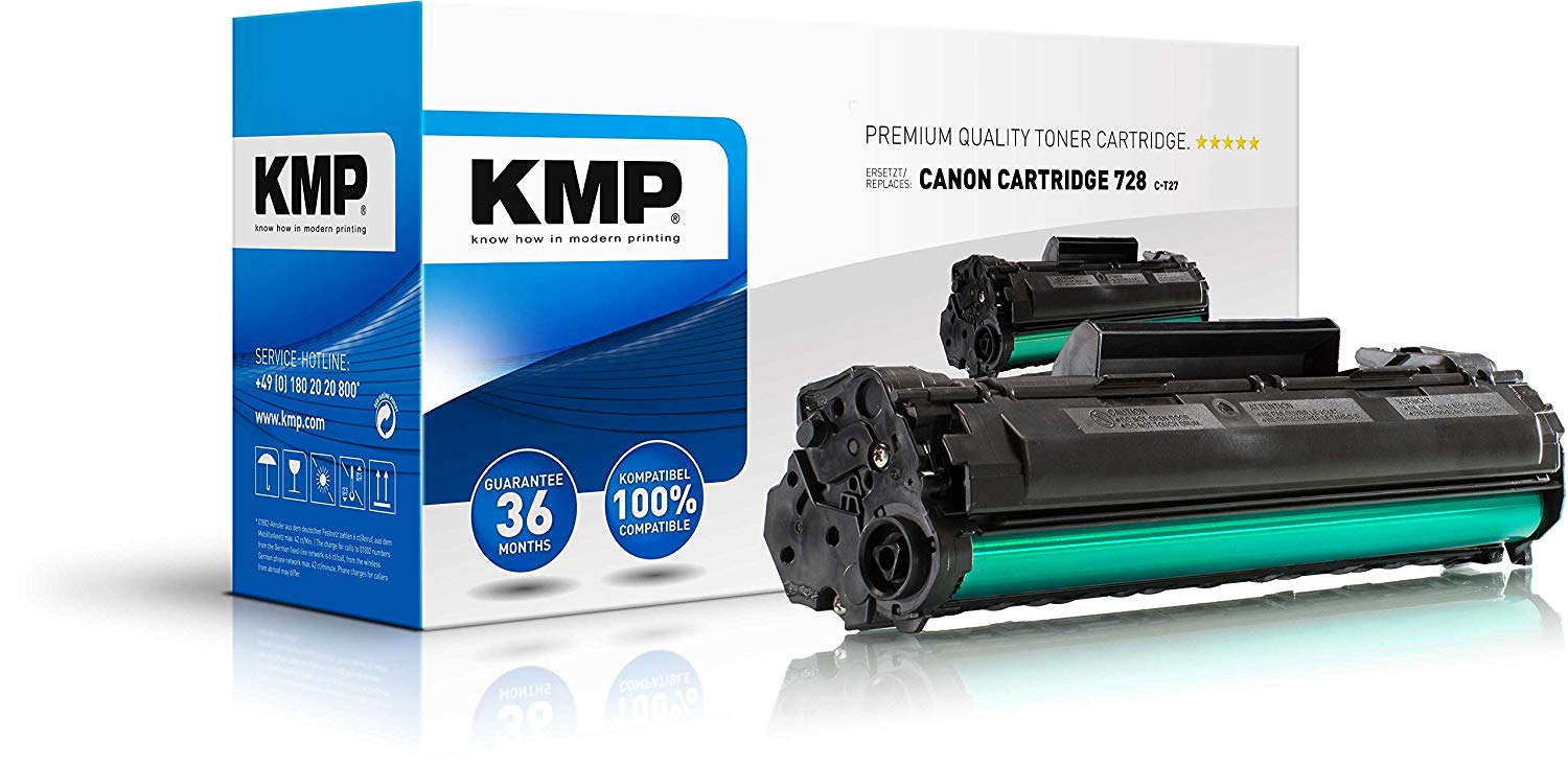 KMP C-T27 Toner Replaces Canon 728 3500B002, Black