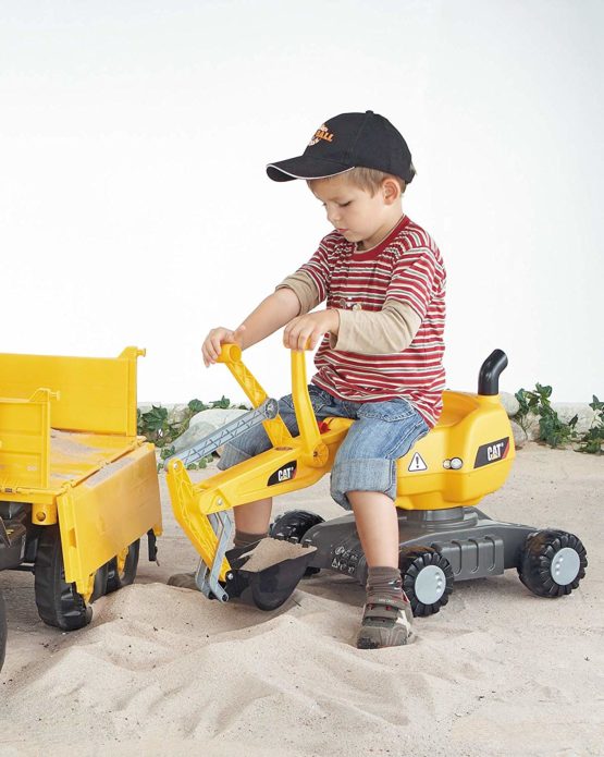 ROLLY TOYS S2642101 Caterpillar Mobile 360 Degree Excavator, Yellow - Image 4