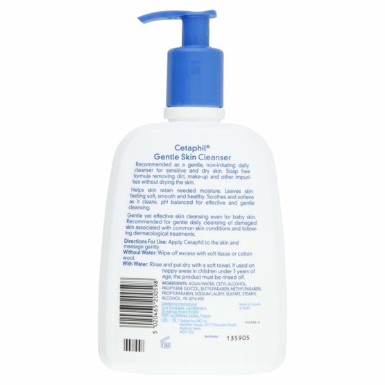 Cetaphil Gentle Skin Cleanser Face and Body Wash, Skin Care, Hydrating for Dry and Sensitive Skin, Non-comedogenic, Dermatologist recommended, 1x 473 ml - Image 2