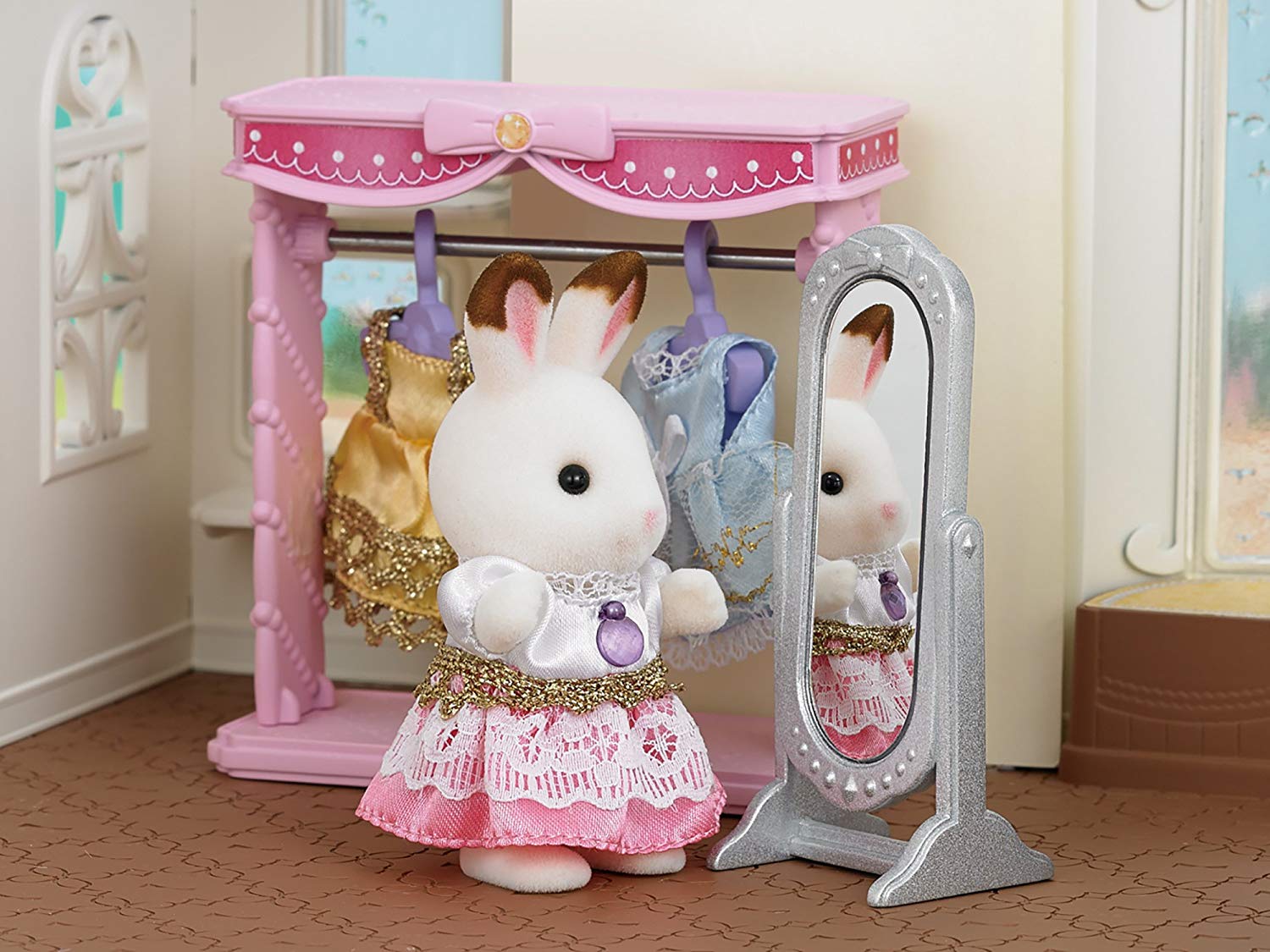 Sylvanian Families Dressing Area Set, Multicolor, Medium - Image 4