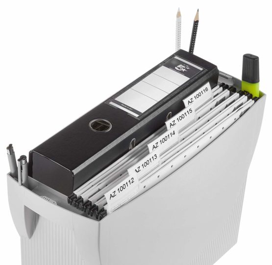 HAN 1900-11, SWING Suspension file box. The mobile office. Innovative design for 20 suspension files, integrated holder, light-grey - Image 4