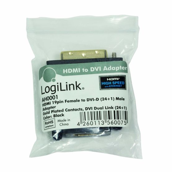 Logilink HDMI Female to DVI Male Adapter - Image 2