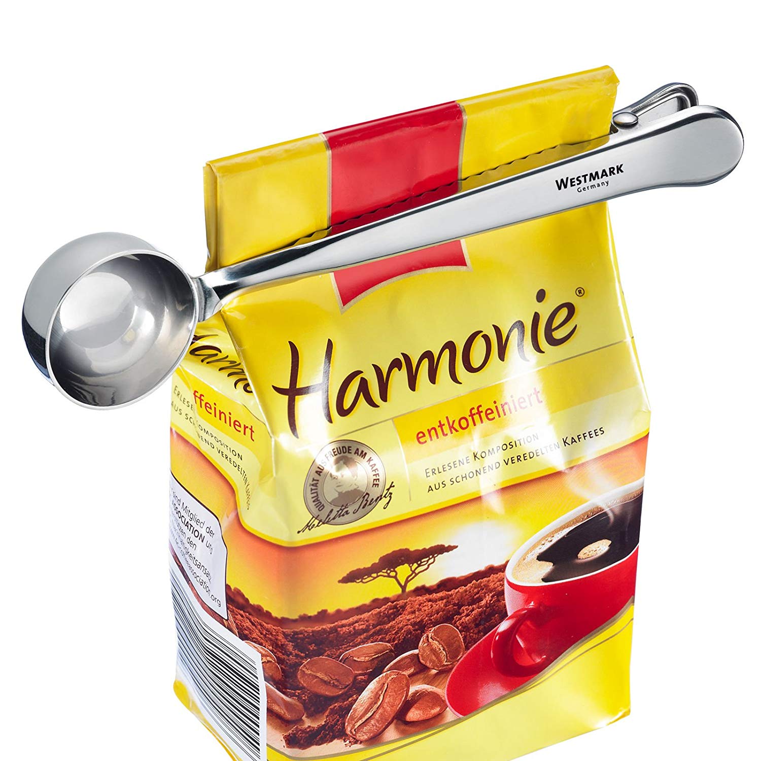 Westmark Coffee Measuring Spoon with locking clip, For 6 grams of ground coffee, Length: 17.6 cm, Stainless steal, 15382270 - Image 2