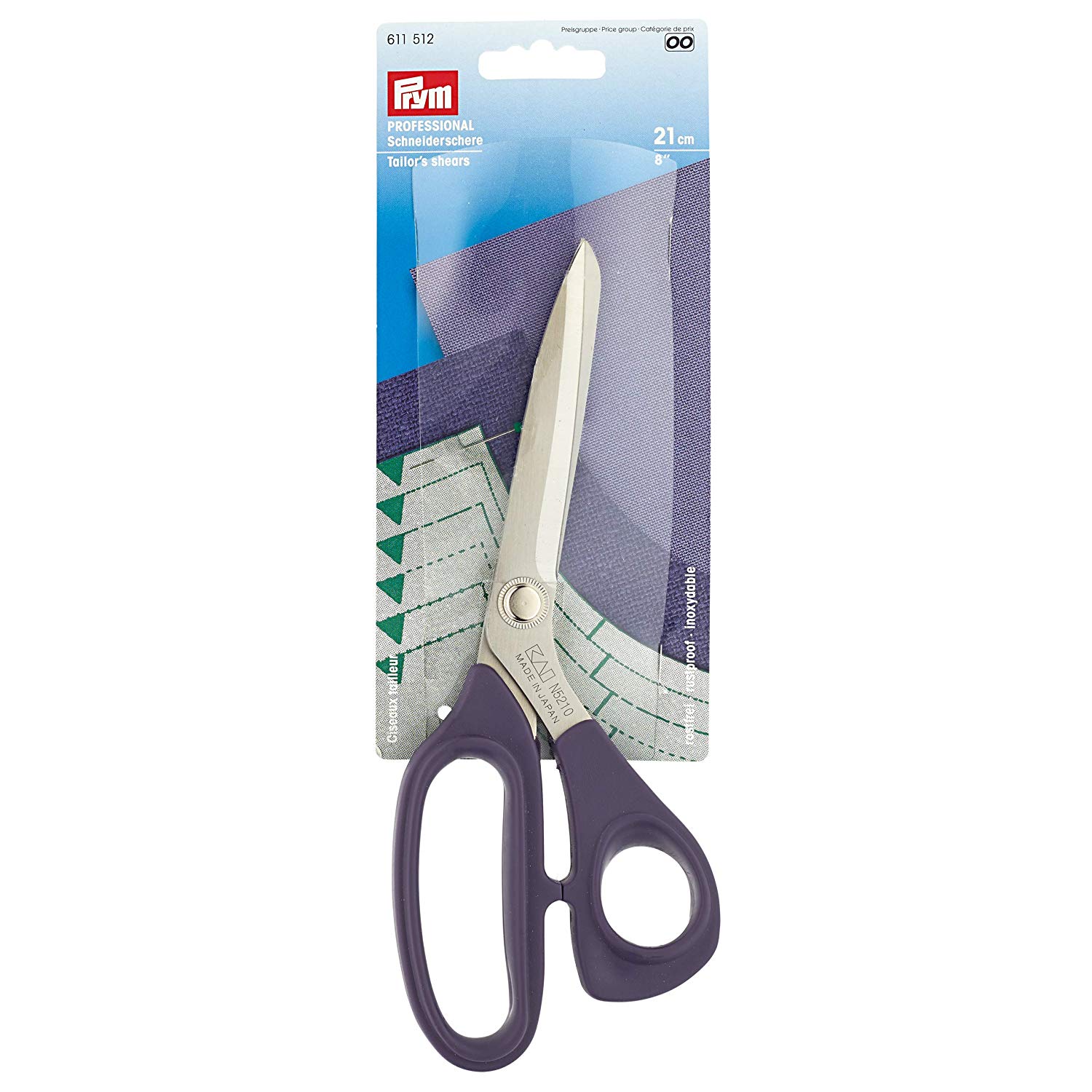 Prym - Tailor's (21cm) Scissor - 1 Count, Purple & Silver, 21 cm - Image 4