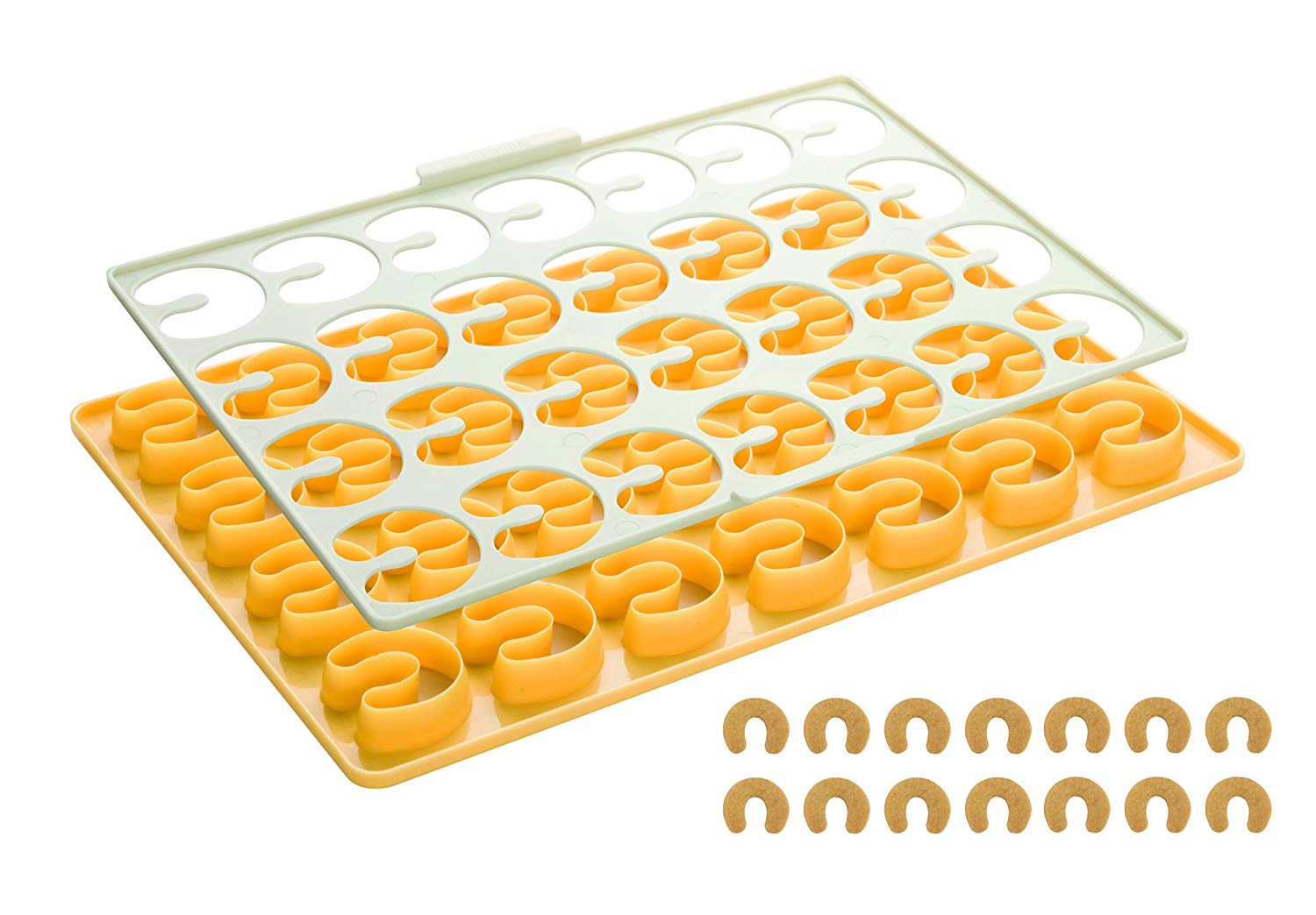 Tescoma Delicia Cookie Cutting Sheet for Crescent-Shaped Rolls, White, 33 x 23 x 2