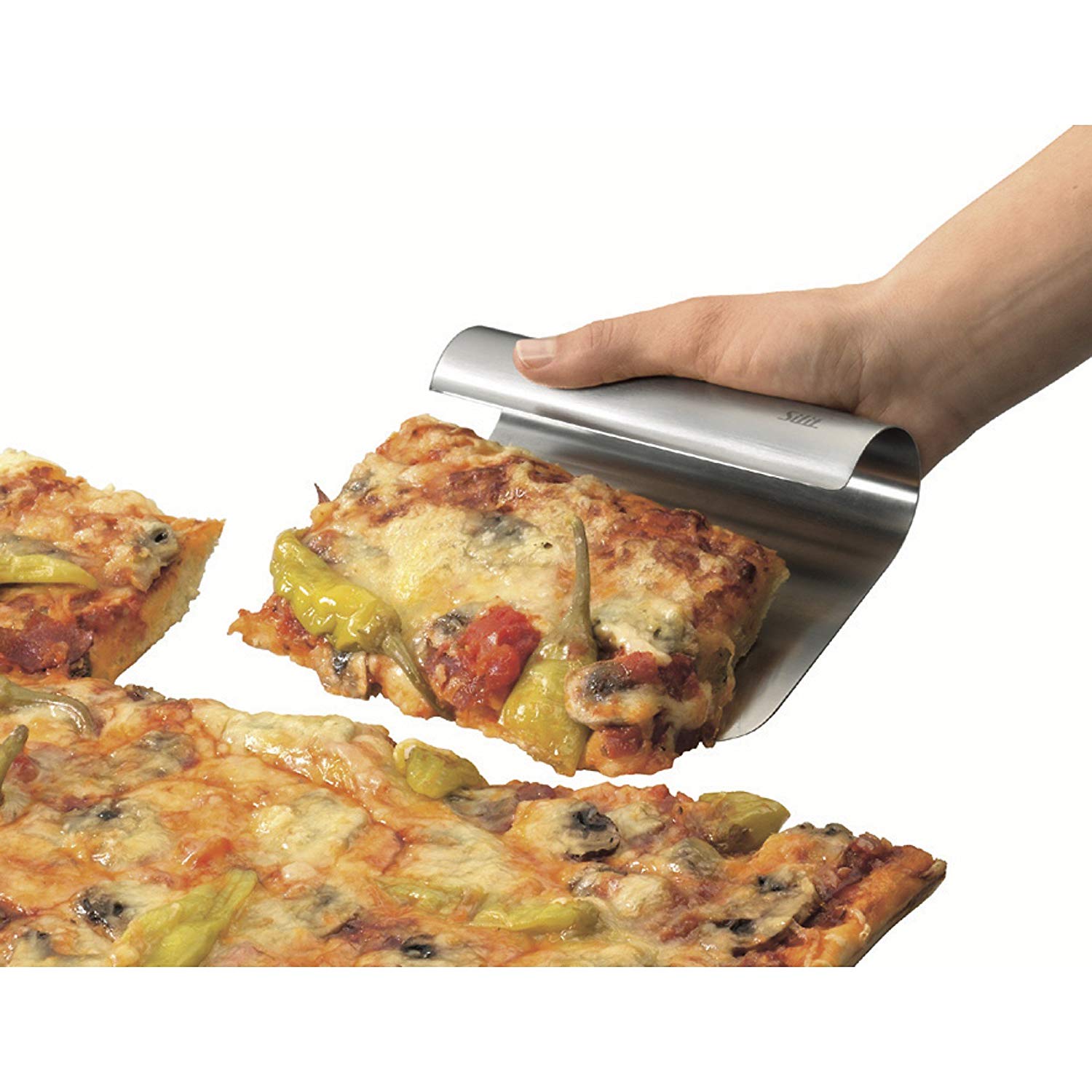 Silit Cut'n Serve Universal Aid Rustproof Matt 18/10 Stainless Steel, Silver, 1 - Pack - Image 4
