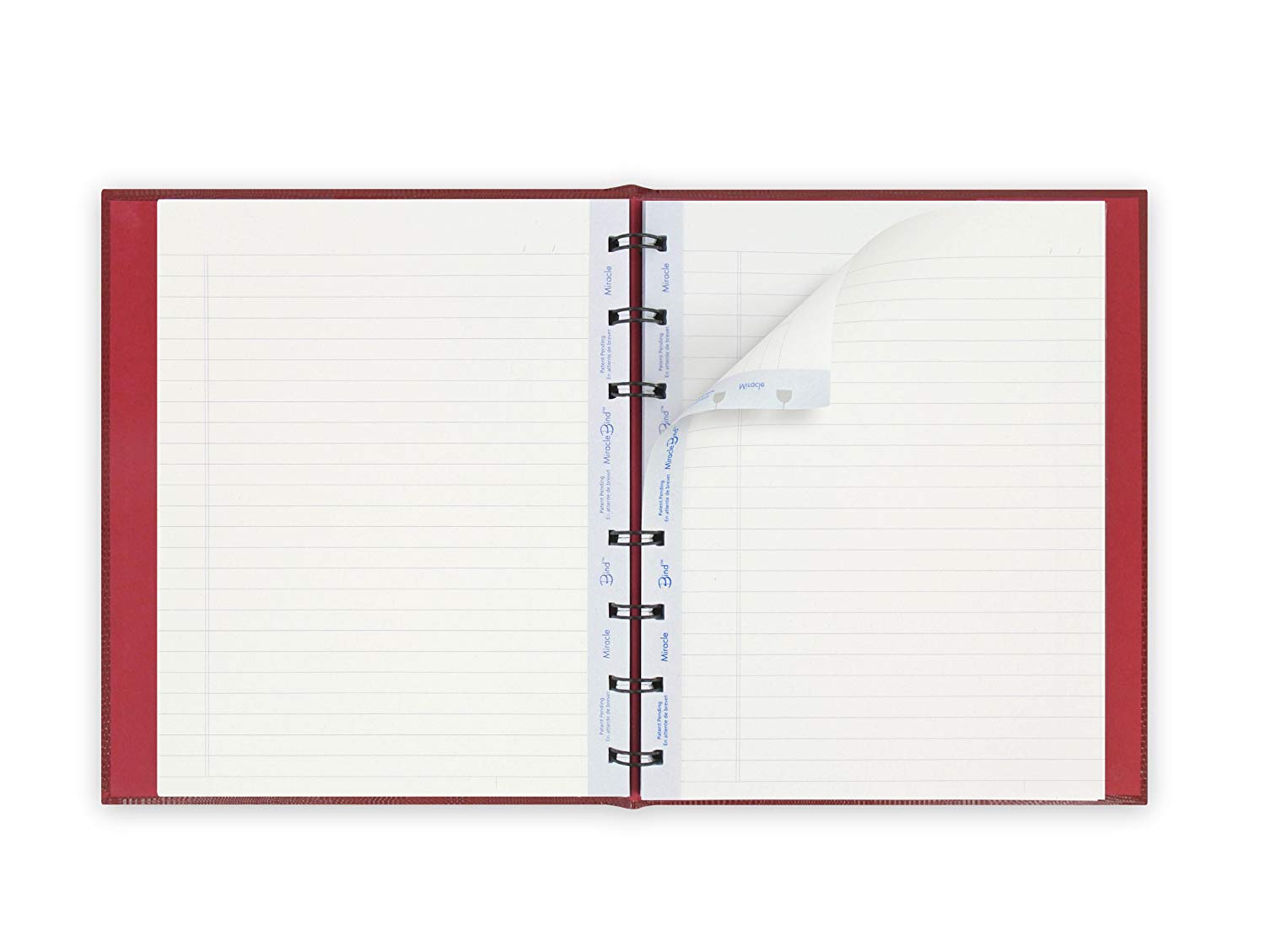 MiracleBind A5 Notebook - Red - Image 3