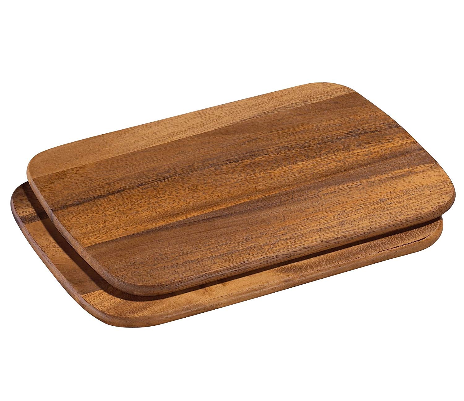 Zassenhaus Set of 2 Breakfast Boards, Acacia, acacia, 28 x 20 x 1 cm