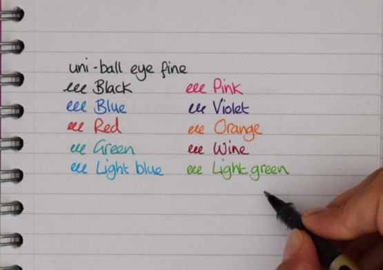 uni-ball Eye UB157 Rollerball Pen Fine 0.7mm Tip 0.5mm Line Red Ref 9000702 [Pack of 12] - Image 4