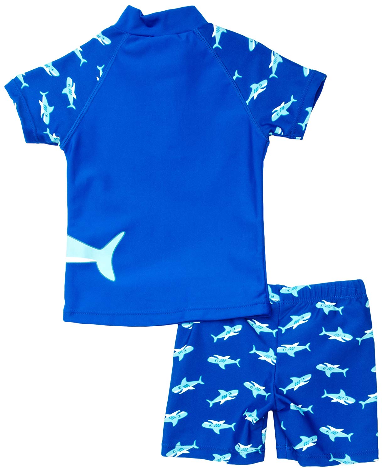 Playshoes Sun Protection 2 Piece Shark Boy's Swim Shorts, Blue, 5-6 Years (Manufacturer Size:110/116), Hai - Image 2