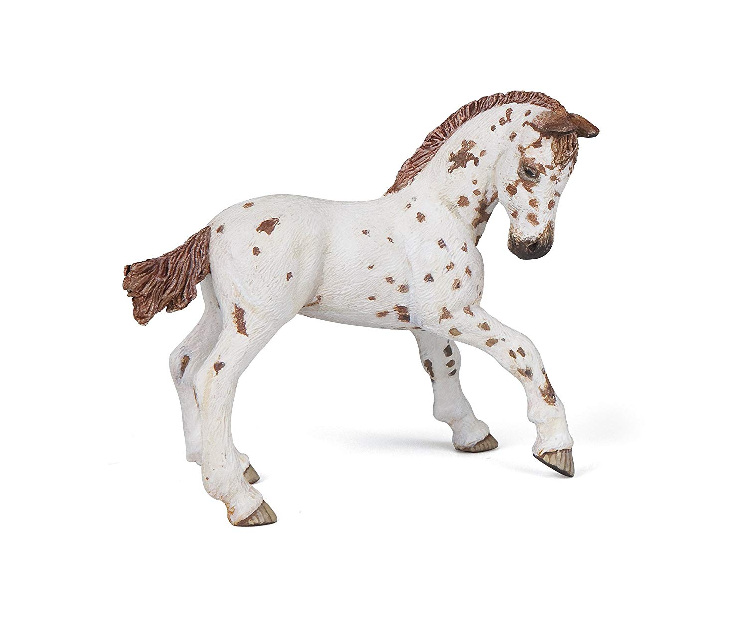 Papo Brown appaloosa foal, 51510, 9,7 x 5,3 x 7,7 cm.
