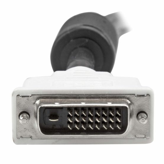 StarTech 2m DVI-D Dual Link Cable - Male to Male DVI-D Digital Video Monitor Cable - 25 pin DVI-D Cable M/M Black 2 Meter - 2560x1600 (DVIDDMM2M) - Image 3