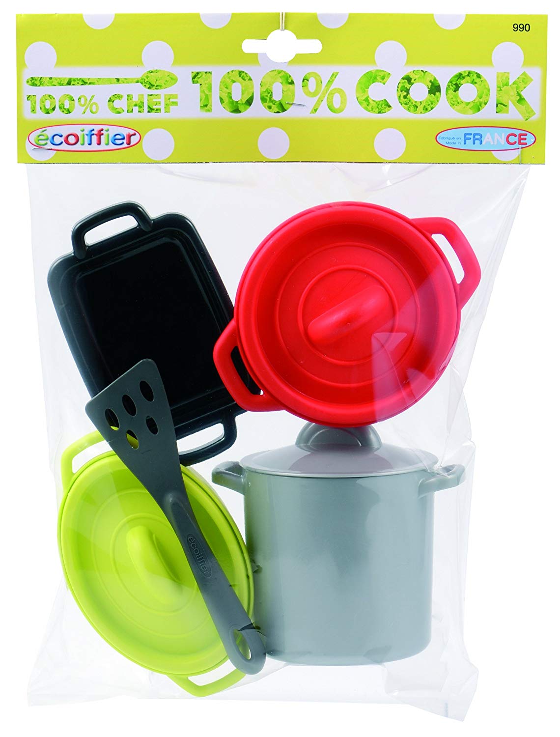 Ecoiffier Pro Cook 990 Imitation Cooking Set, Small