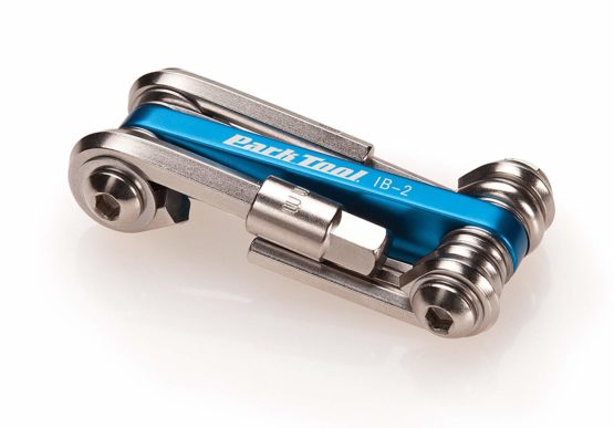 Park Tool IB-2 I-Beam Mini Fold-Up Hex Wrench Screwdriver and Star-Shaped Wrench Set Tool