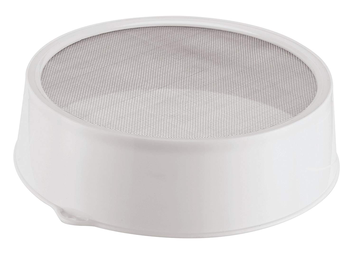 Paderno World Cuisine 10-Inch Plastic Icing Sugar Sieve, White