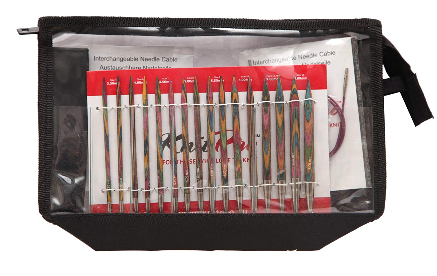KnitPro Symfonie Wood Interchangeable Needle Deluxe Set, KP20613, Assorted - Image 3
