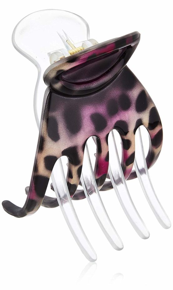 Caravan 0.5 oz Purple Spotted Tiger Yoga Scoop Duck Clip