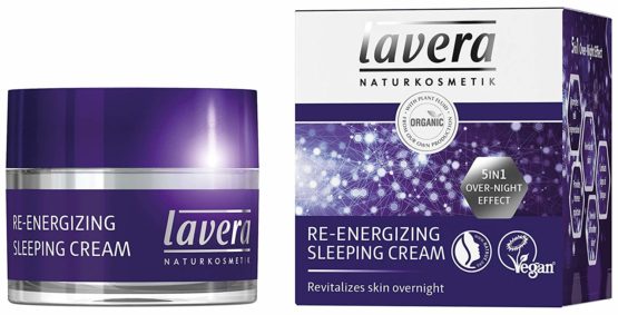 lavera Re-Energizing Sleeping Cream ∙ 5in1 Over-Night-Effect ∙ Anti-Ageing Moisturiser Night Cream ∙ Vegan ✔ Organic Skin Care ✔ Natural & Innovative Cosmetics ✔ 50ml